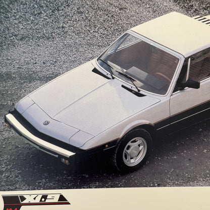 Bertone Fiat X1/9 Car Sales Sheet Brochure Advertising Fiat X19