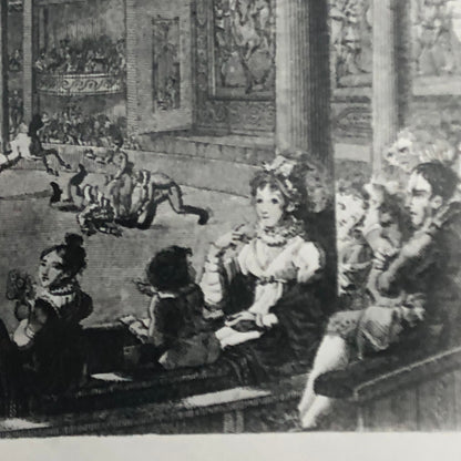 Vintage Photograph of French Circus Poster or Postcard Illustrations Photo