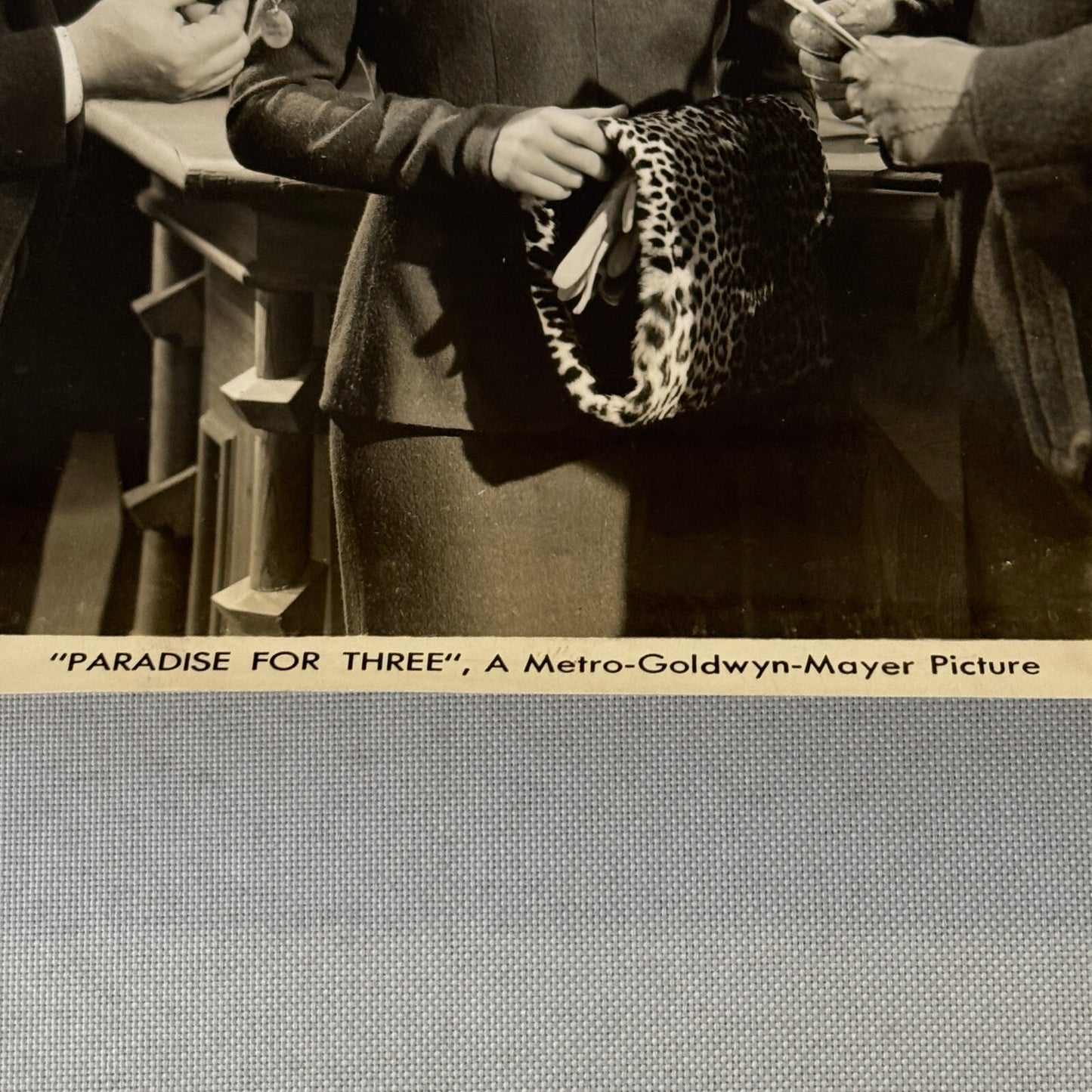 Vintage Movie Press Photo Photograph Paradise for Three MGM Metro Goldwyn Mayer