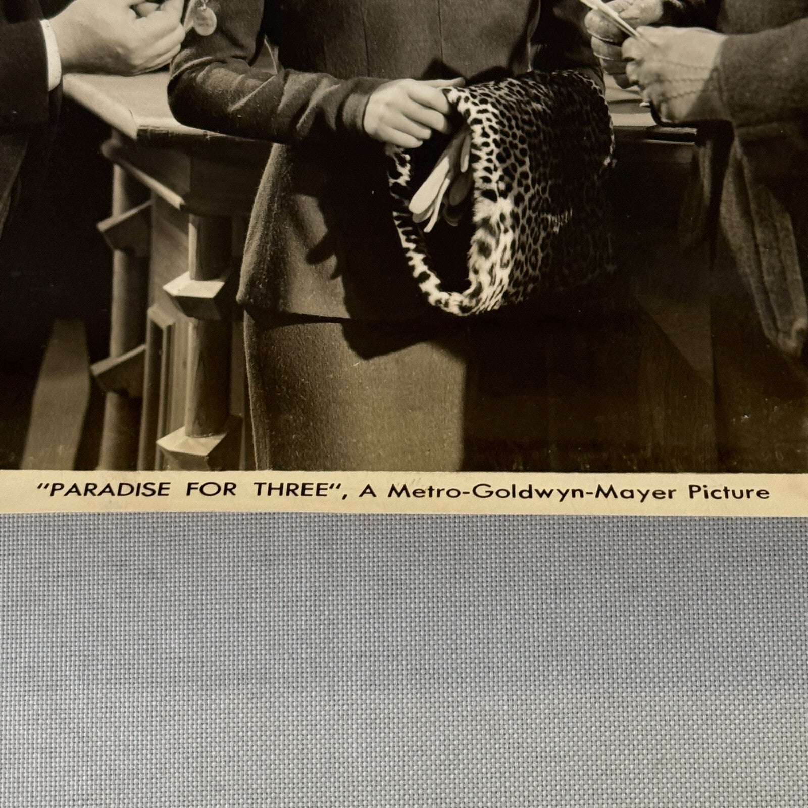 Vintage Movie Press Photo Photograph Paradise for Three MGM Metro Goldwyn Mayer
