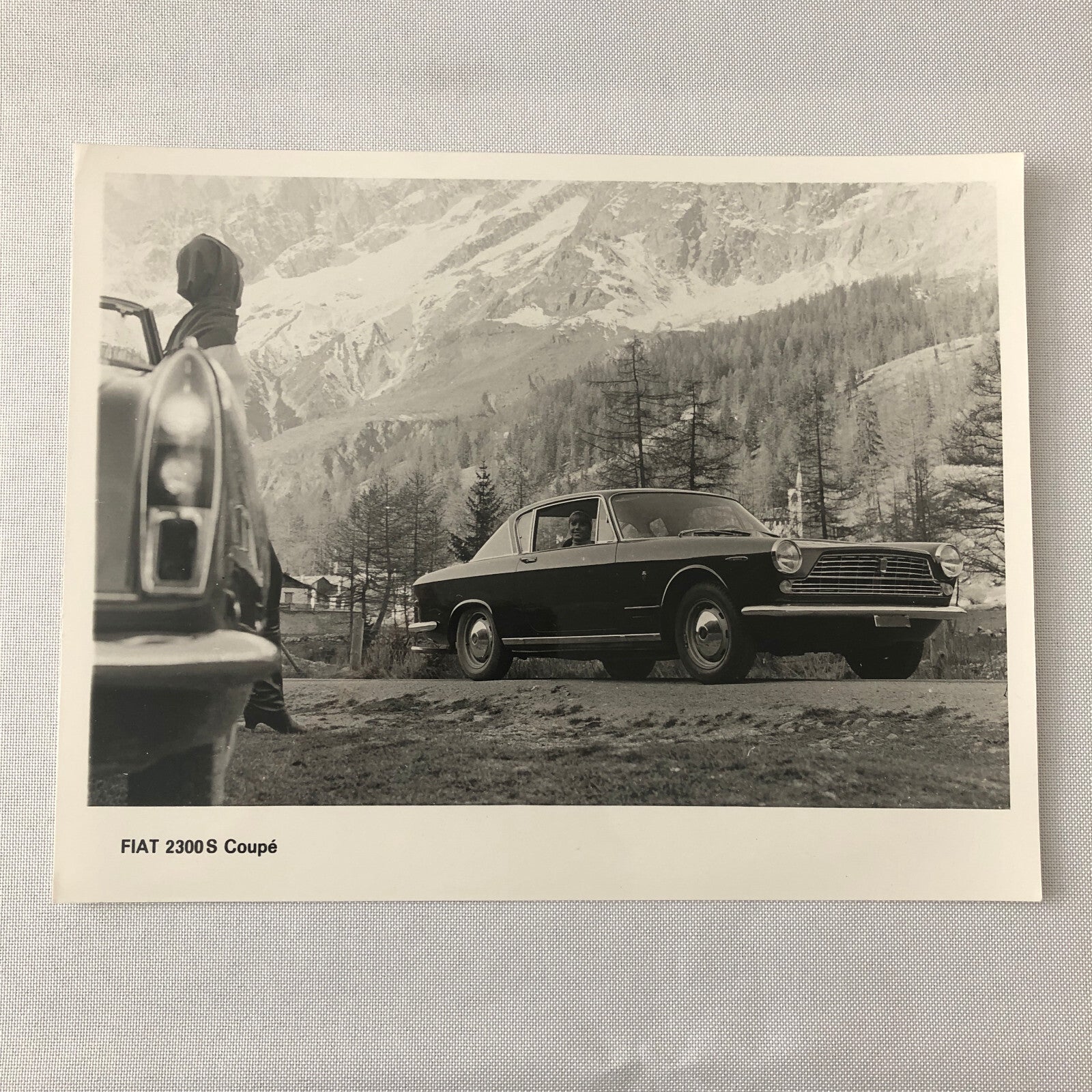 Fiat 2300 S Coupe Factory Press Photo Photograph Fiat 2300S