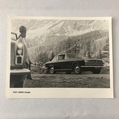Fiat 2300 S Coupe Factory Press Photo Photograph Fiat 2300S