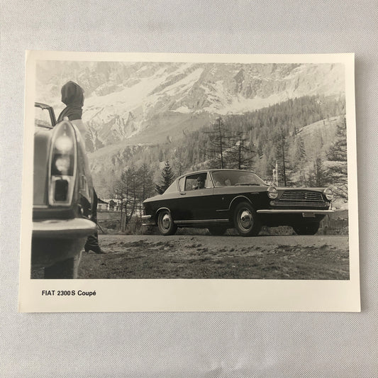 Fiat 2300 S Coupe Factory Press Photo Photograph Fiat 2300S