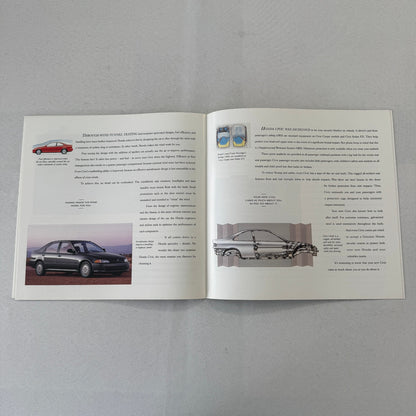 1995 Honda Civic Car Sales Brochure Catalog Hatchback Coupe Sedan Canadian