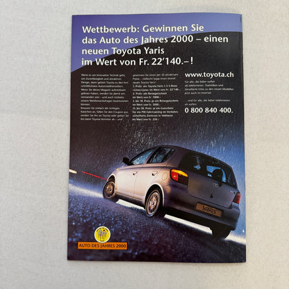 2000 Toyota Car Sales Brochure Catalog MR2 Celica Previa Landcruiser GERMAN TEXT