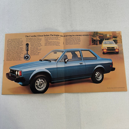 1980 Toyota Corolla Car Sales Brochure Catalog Tercel SR-5 SR5 Sport Coupe