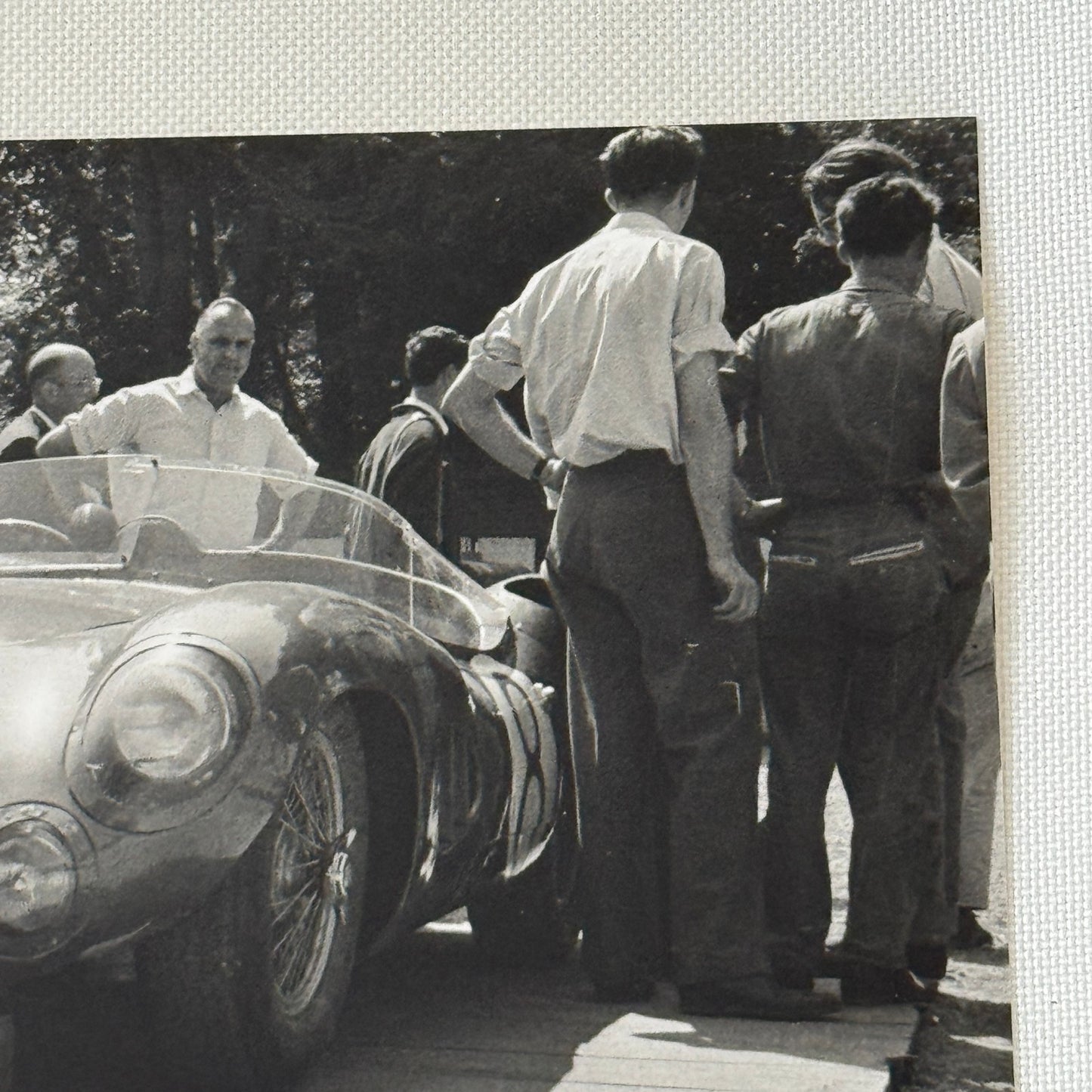 1960 LeMans Aston Martin DBR1 Racing Car Vintage Image Modern Print Ian Baillie