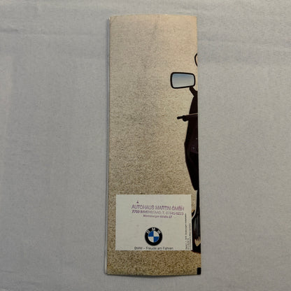 1979 BMW Motorcycle Price and Options Brochure Catalog R65 R100 R80 R45 GERMAN