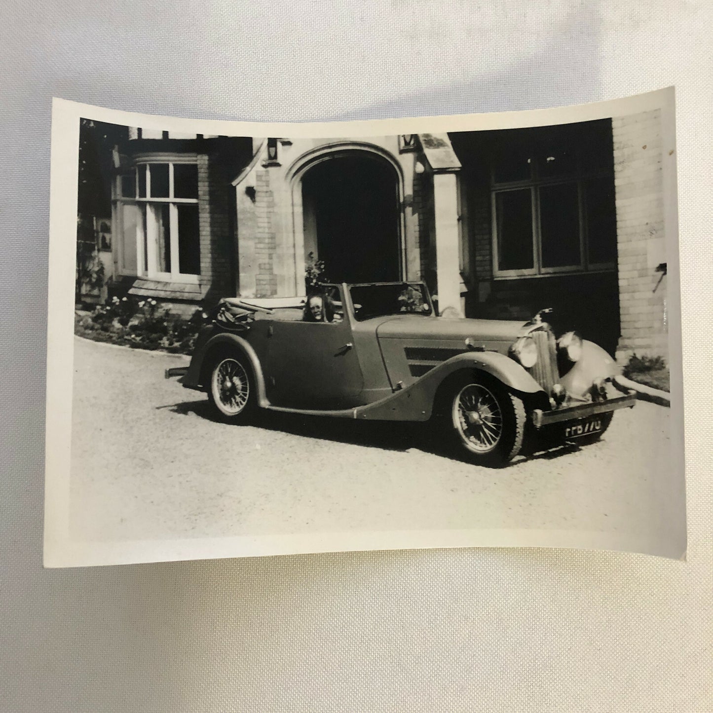 Vintage Car Automobile Photo Photograph Print Unidentified
