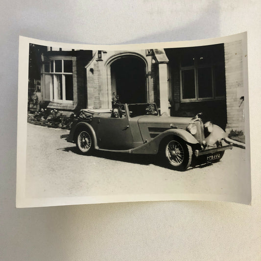 Vintage Car Automobile Photo Photograph Print Unidentified