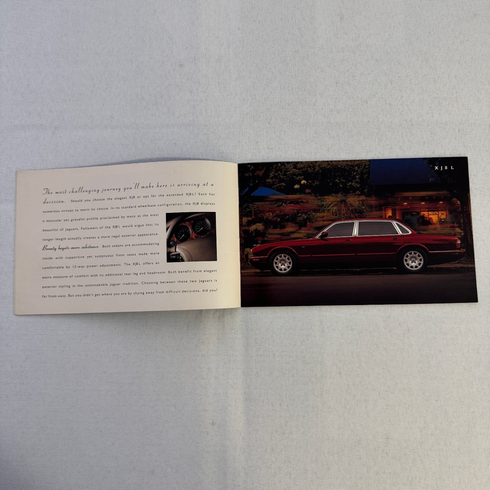 1999 Jaguar Car Brochure Catalog XK8 Coupe Convertible XJR XJ8 Vanden Plas