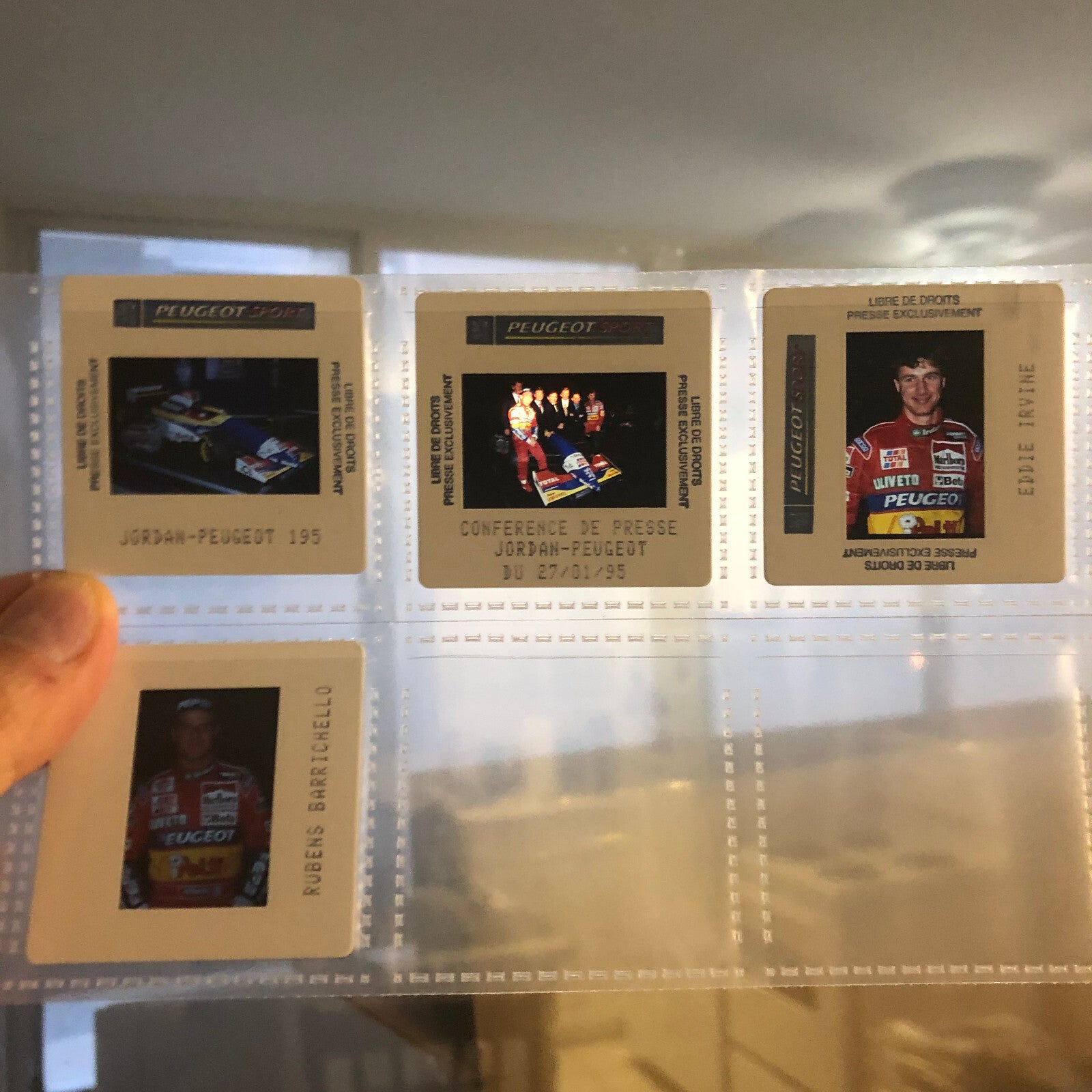 Jordan Peugeot F1 Formula One Racing Team Press Kit Rubens Barrichello