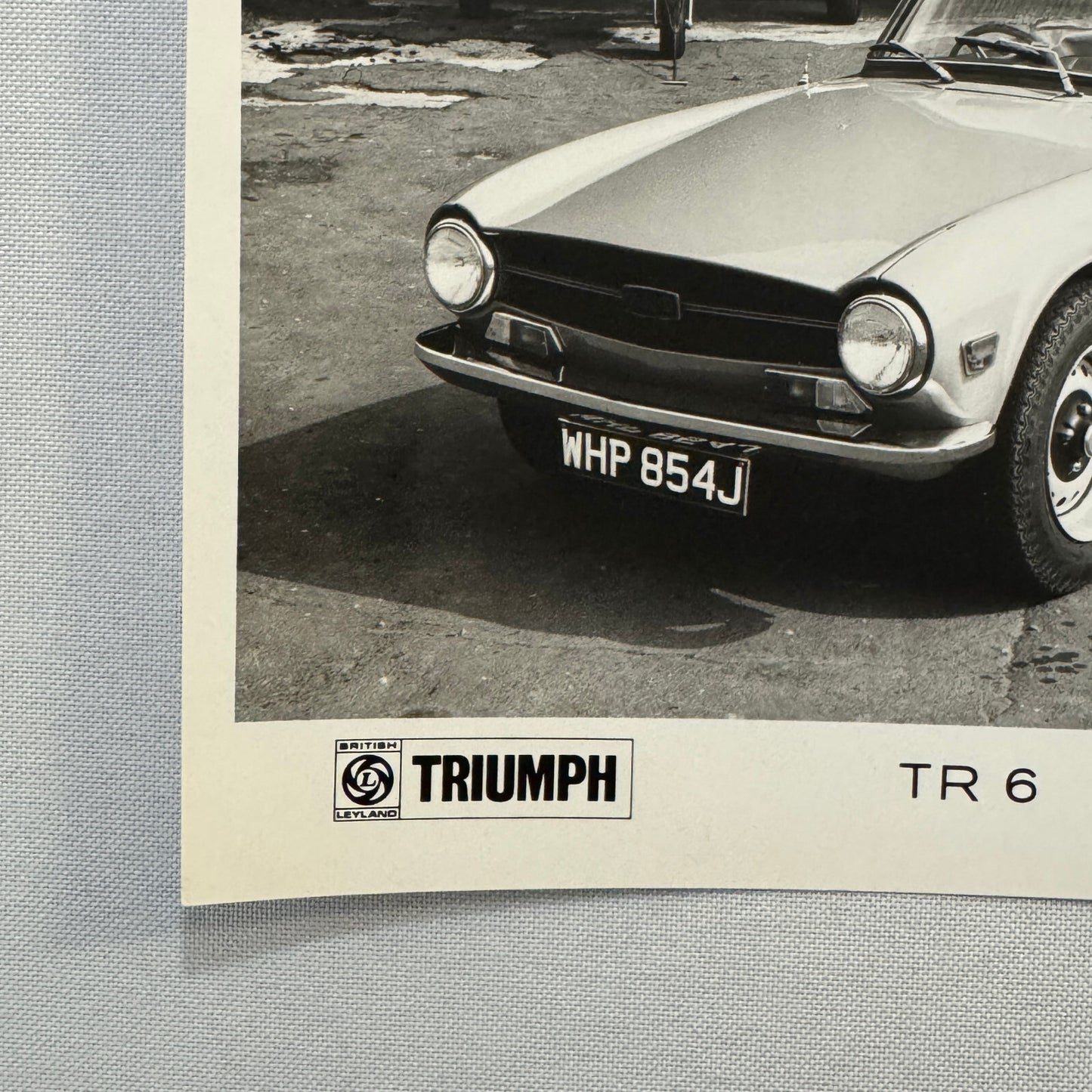 Triumph TR6 Roadster Car Factory Press Photo Photograph British Leyland
