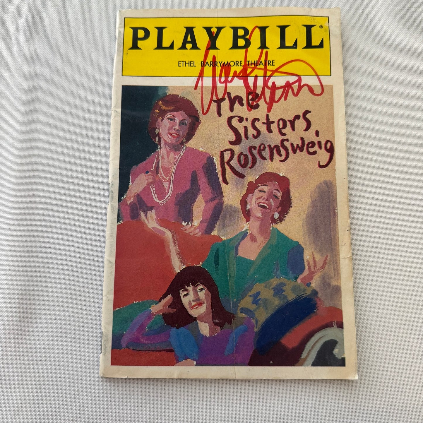The Sisters Rosensweig Signed Program Playbill 1993 Possible Madeline Kahn