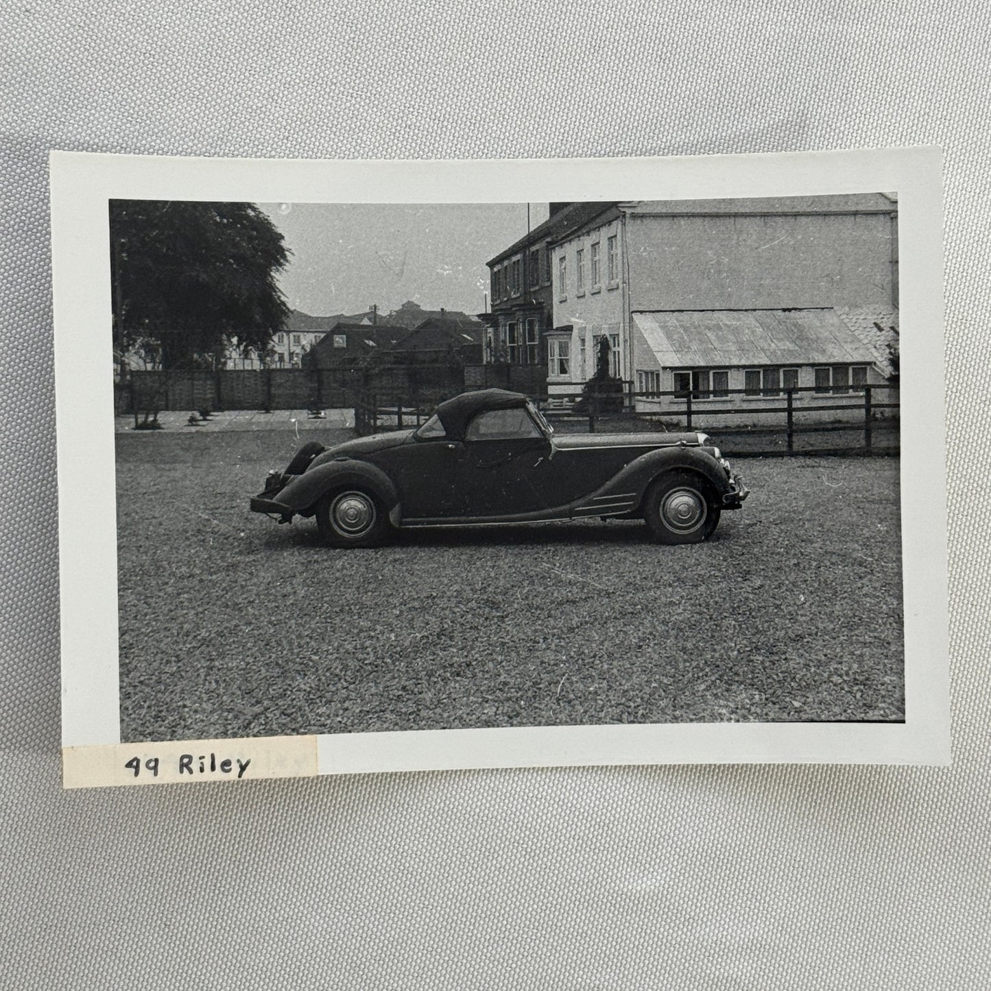 1949 Riley Car Photo Automobile Photograph Vintage