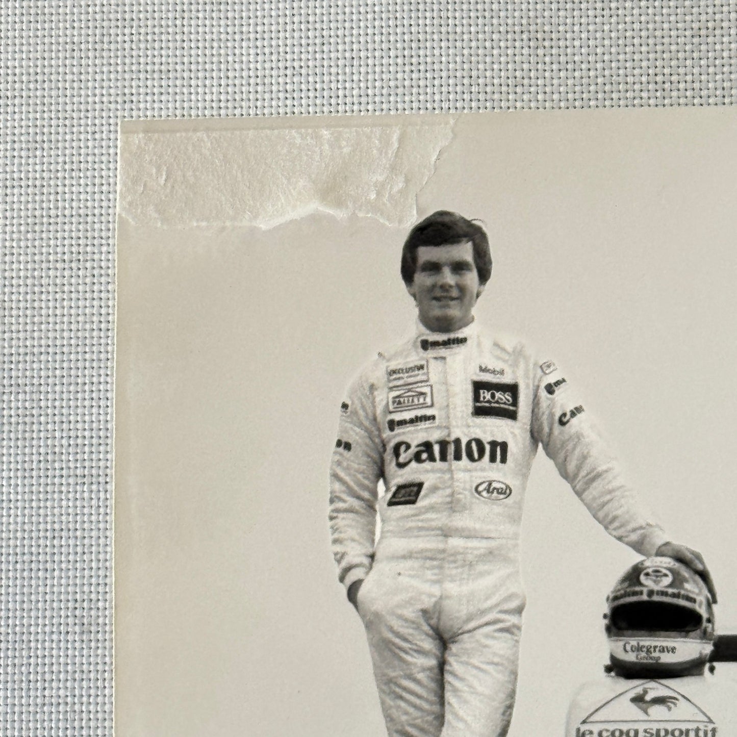 1984 Canon Porsche Racing Press Kit Photos Jan Lammers Jonathan Palmer