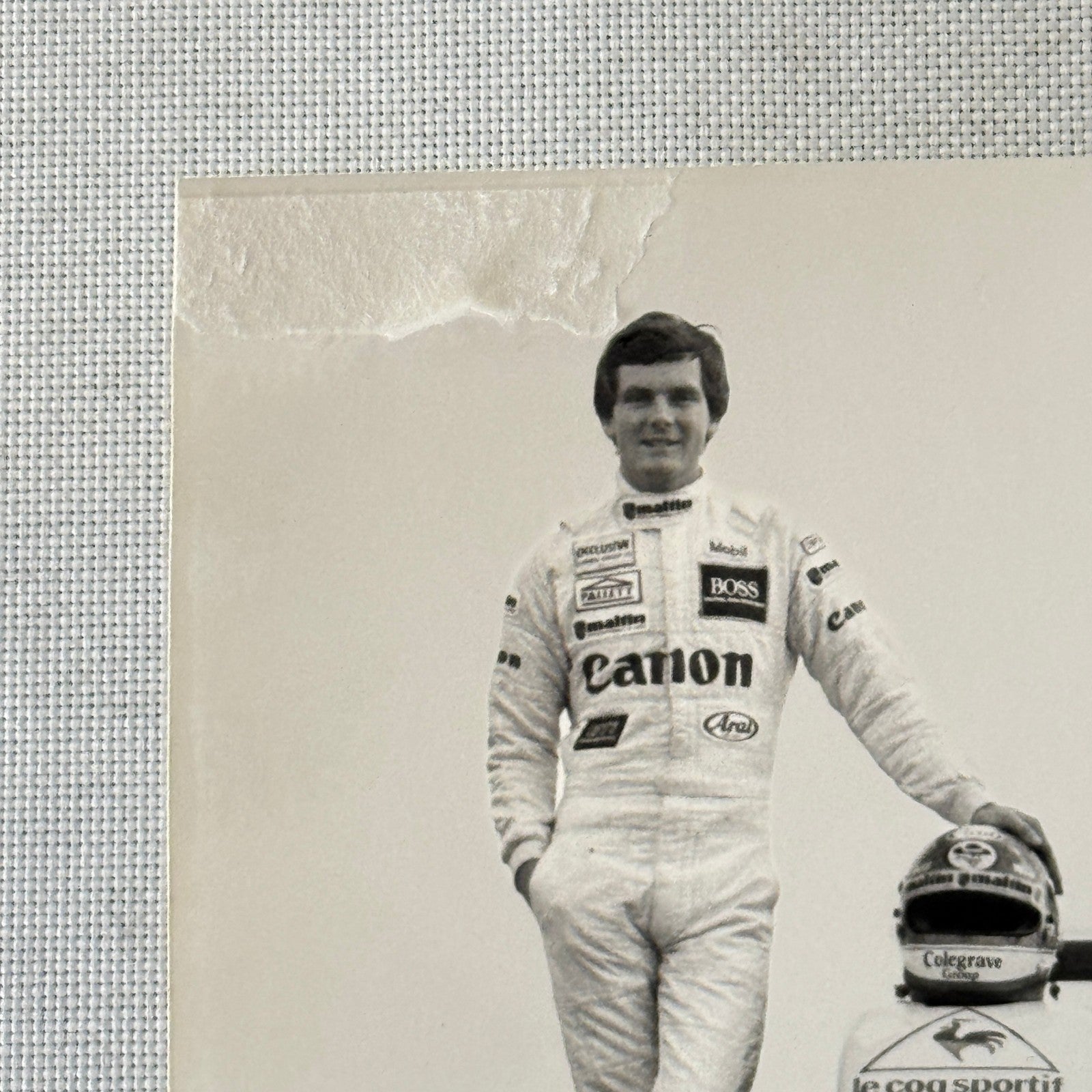 1984 Canon Porsche Racing Press Kit Photos Jan Lammers Jonathan Palmer