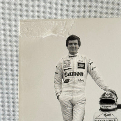 1984 Canon Porsche Racing Press Kit Photos Jan Lammers Jonathan Palmer