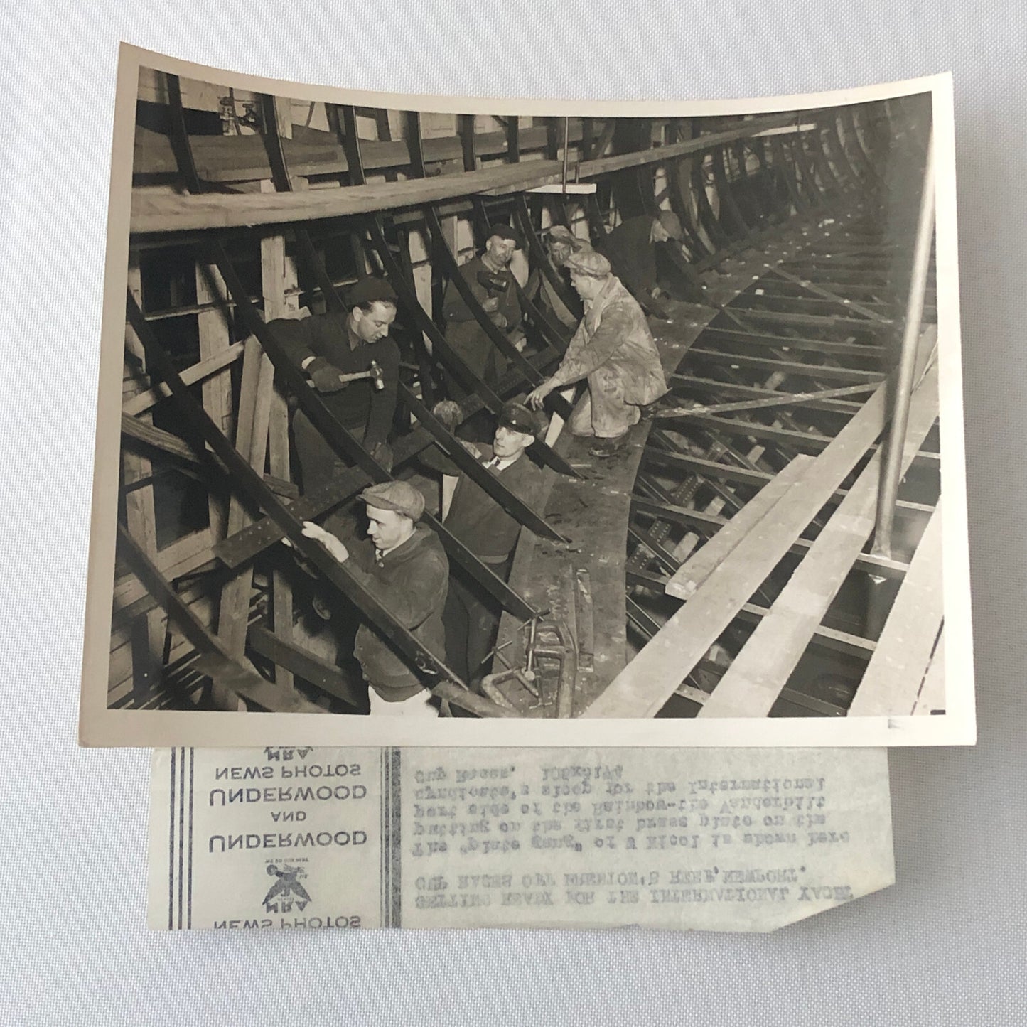 Press Photo Boat Racing International Cup Races Vanderbilt Syndicate The Rainbow