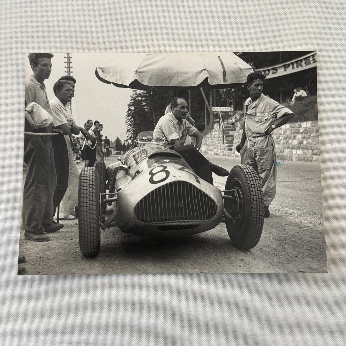 Hans Stuck Racing Car 1950 Race Photo Photograph Vintage Image Modern Print