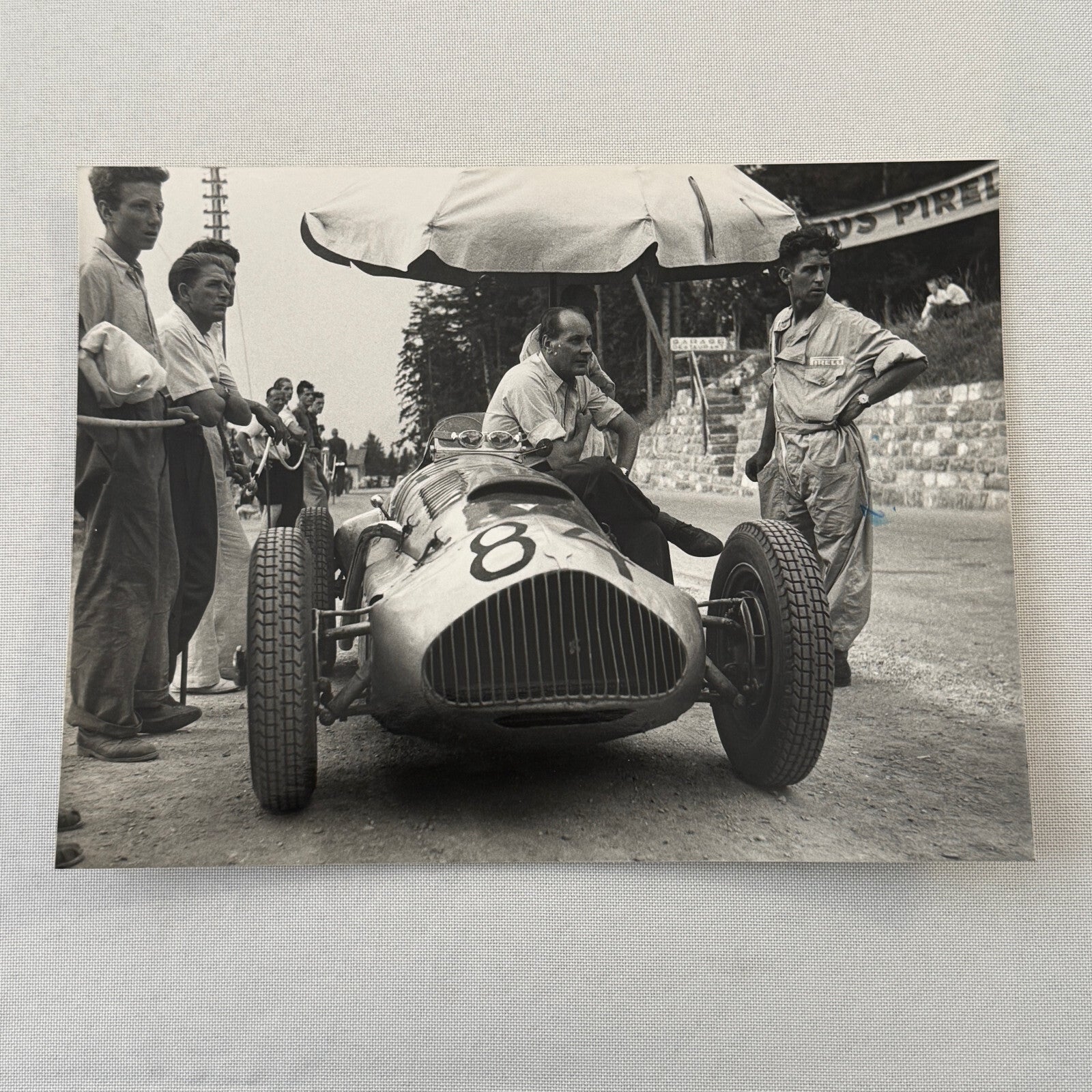 Hans Stuck Racing Car 1950 Race Photo Photograph Vintage Image Modern Print