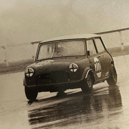 Vintage Austin Mini Racing Car Photo Photograph Print 
