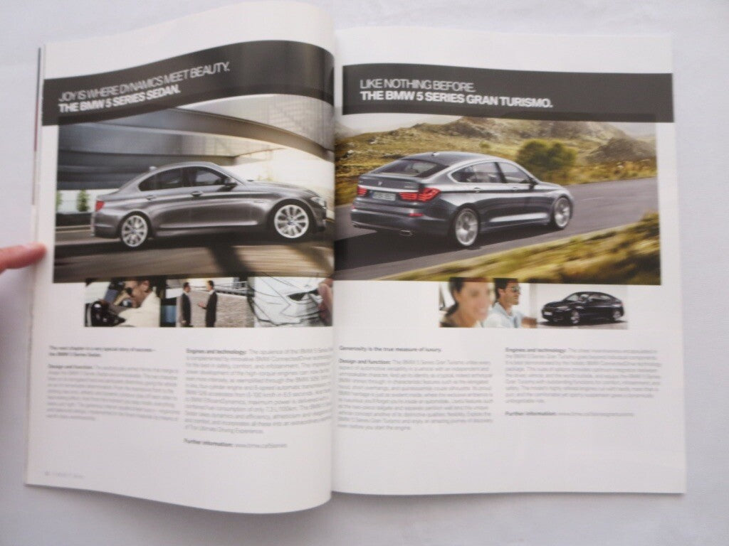 2011 BMW Sales Brochure 1 3 5 6 7 Series X1 X3 X5 X6 M3 X5M Z4 Convertible +