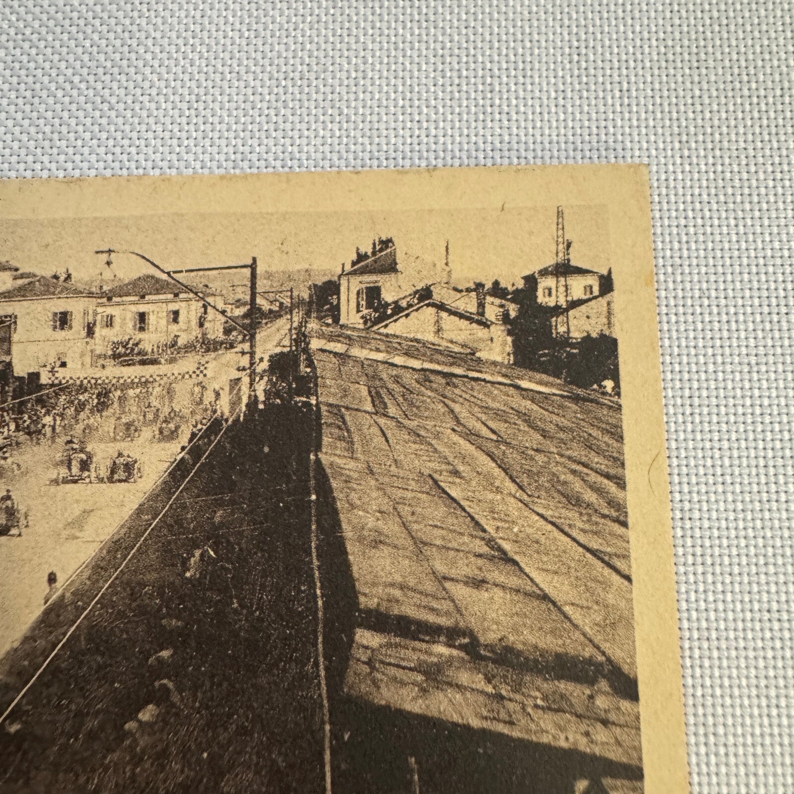 Vintage Racing Car Postcard Post Card Pescara Riviera Coppa Acerbo La Partenza