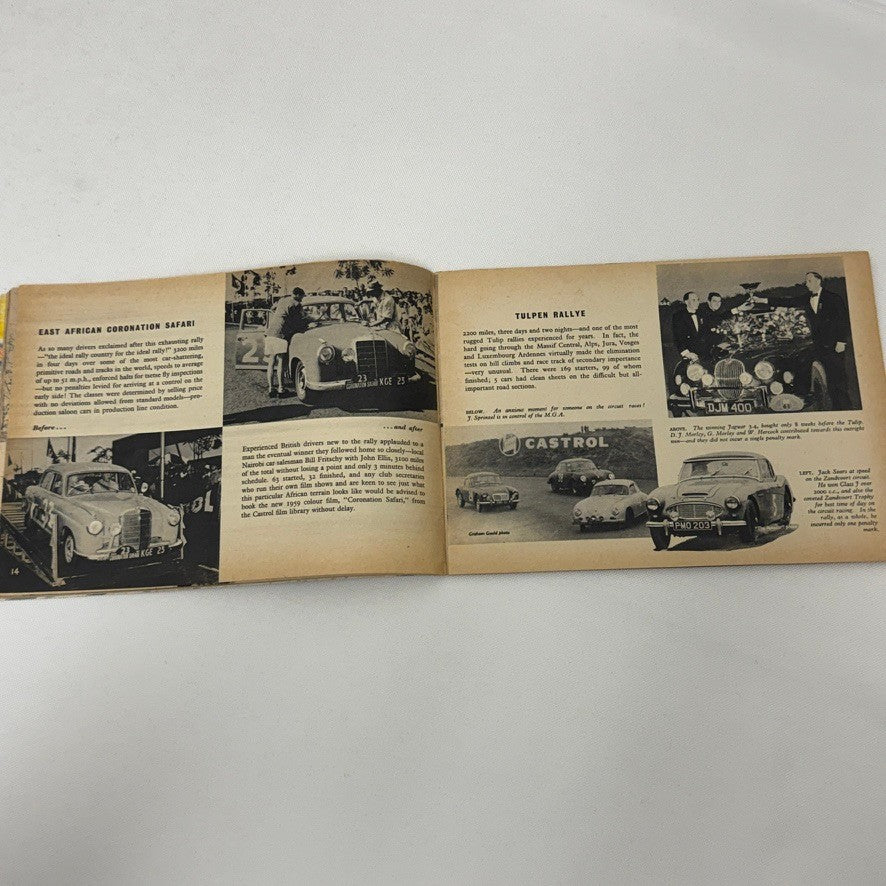 1959 Castrol Racing Achievements Brochure Rally Rallye Motorcycle Land Speed +