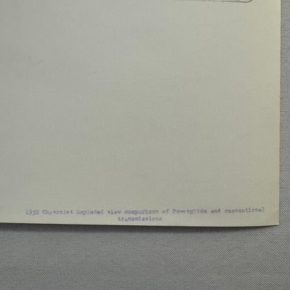 1950 Chevrolet Powerglide Transmission Factory Press Photo Photograph Vintage