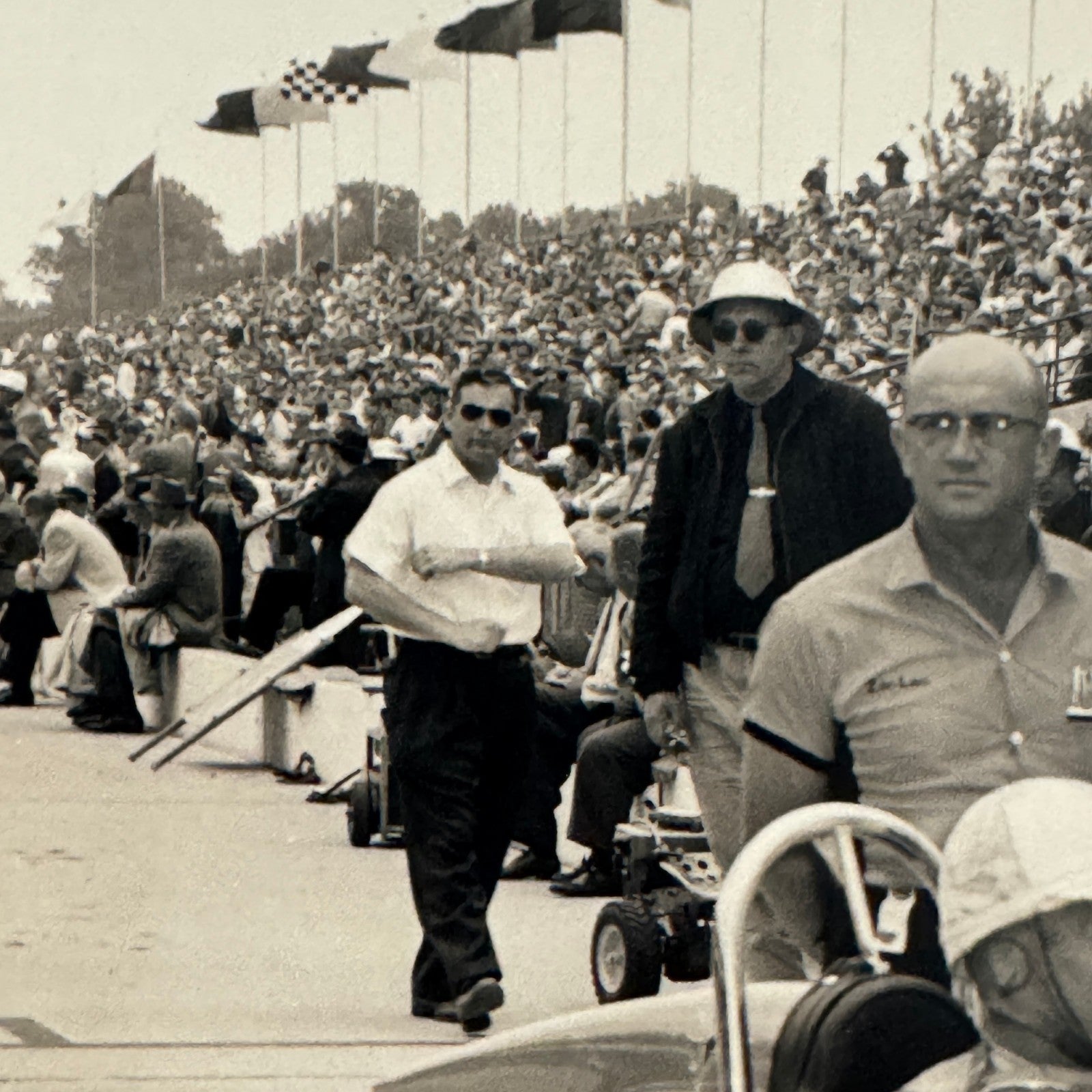 Vintage Indy Racing Photo Tony Bettenhausen 1959 Car Motorsport Modern Print