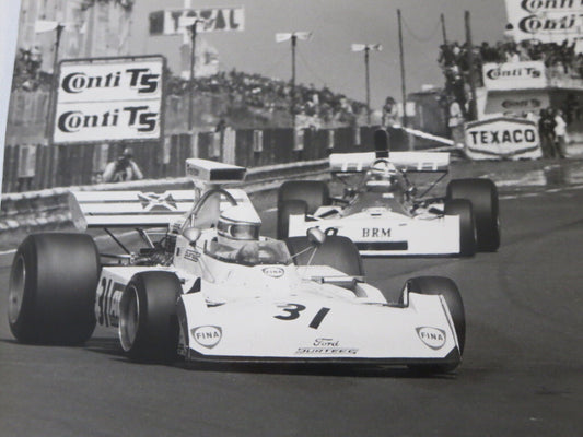 Vintage German Grand Prix Racing Photograph Photo - Jochen Mass Surtees Ford 