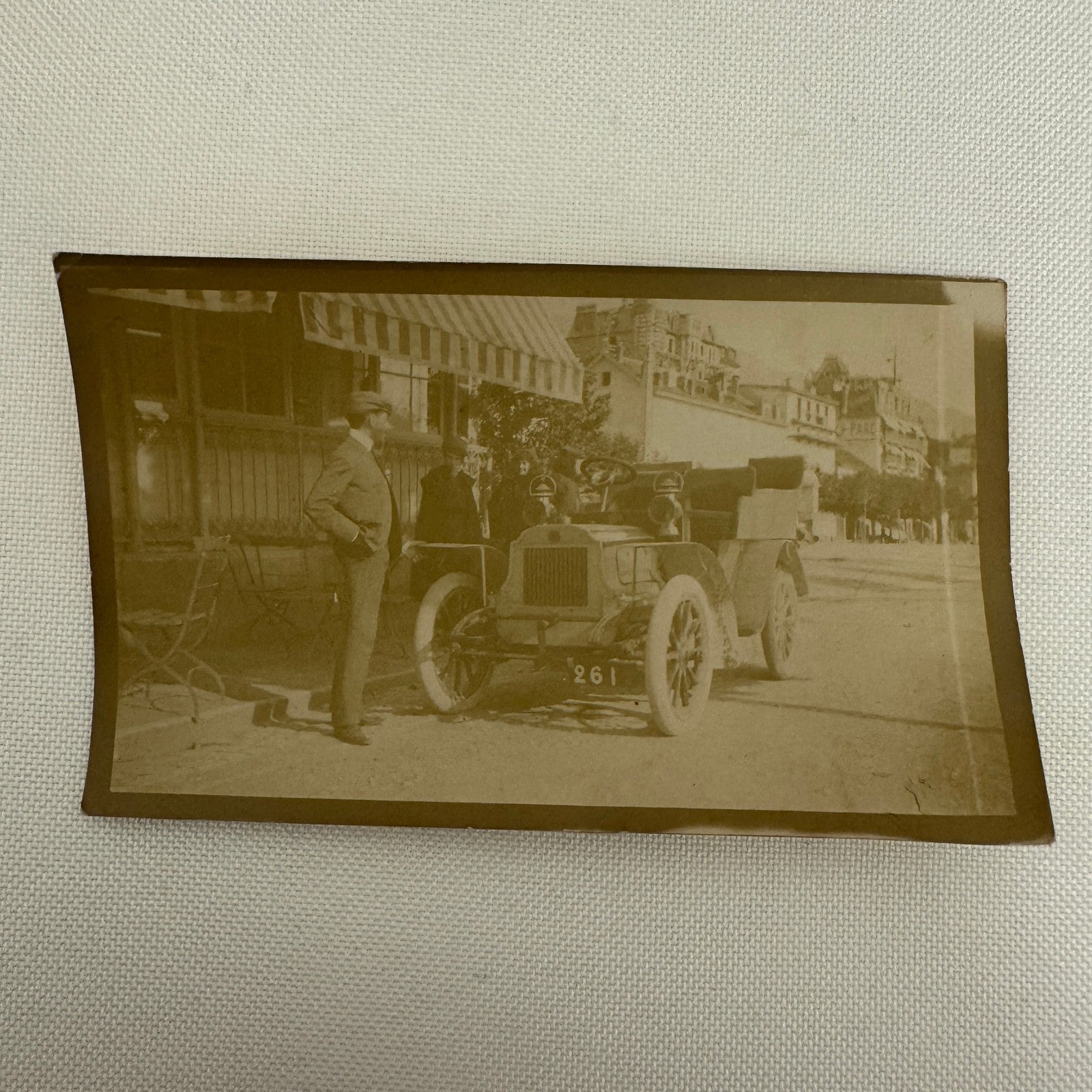 Vintage Car Automobile Photo Photograph Print People