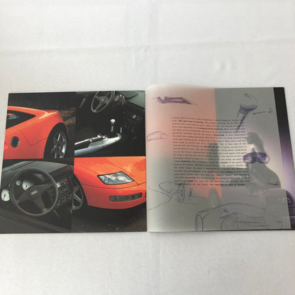 Audi Quattro Sypder Concept Car Sales Brochure Catalog