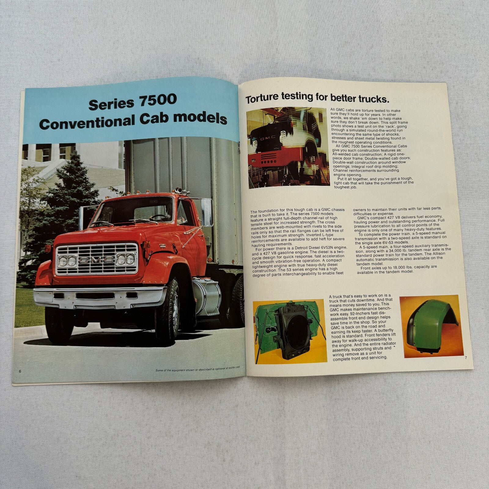 GMC Medium Duty Truck Sales Brochure Catalog 5000 6000 6500 7500 Series Models