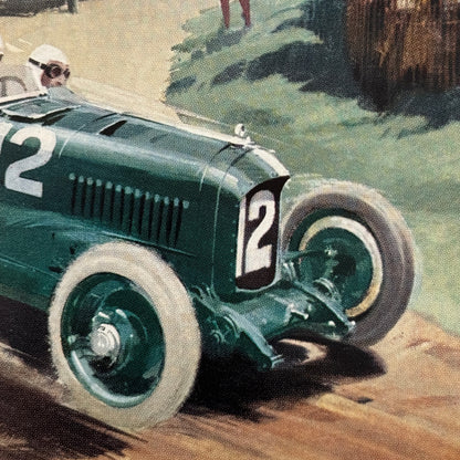 Henry Seagrave 1923 French Grand Prix Sunbeam Racing Illustration Print