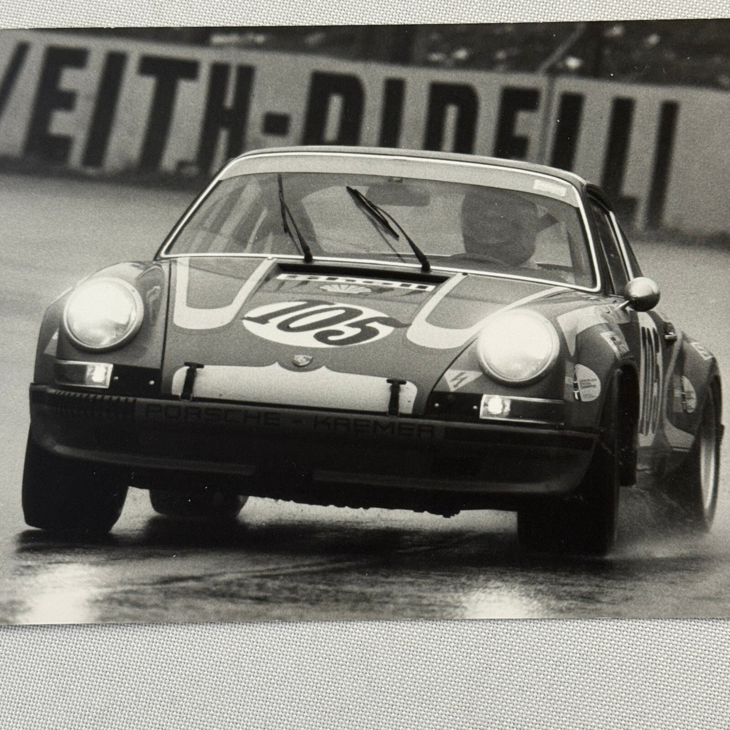 Vintage Porsche 911 Racing Car Photo Photograph Print