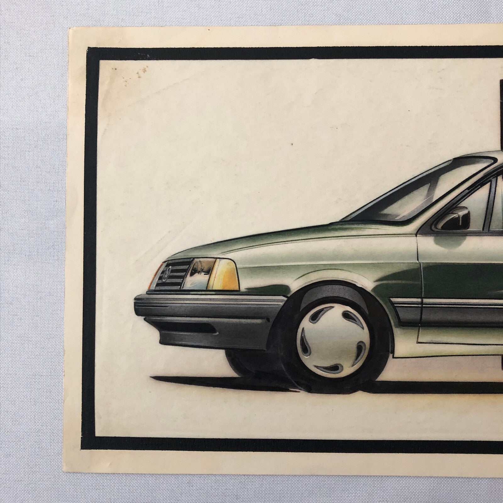 Volkswagen VW Concept Car Illustration Design Drawing Sketch Art Jetta ?