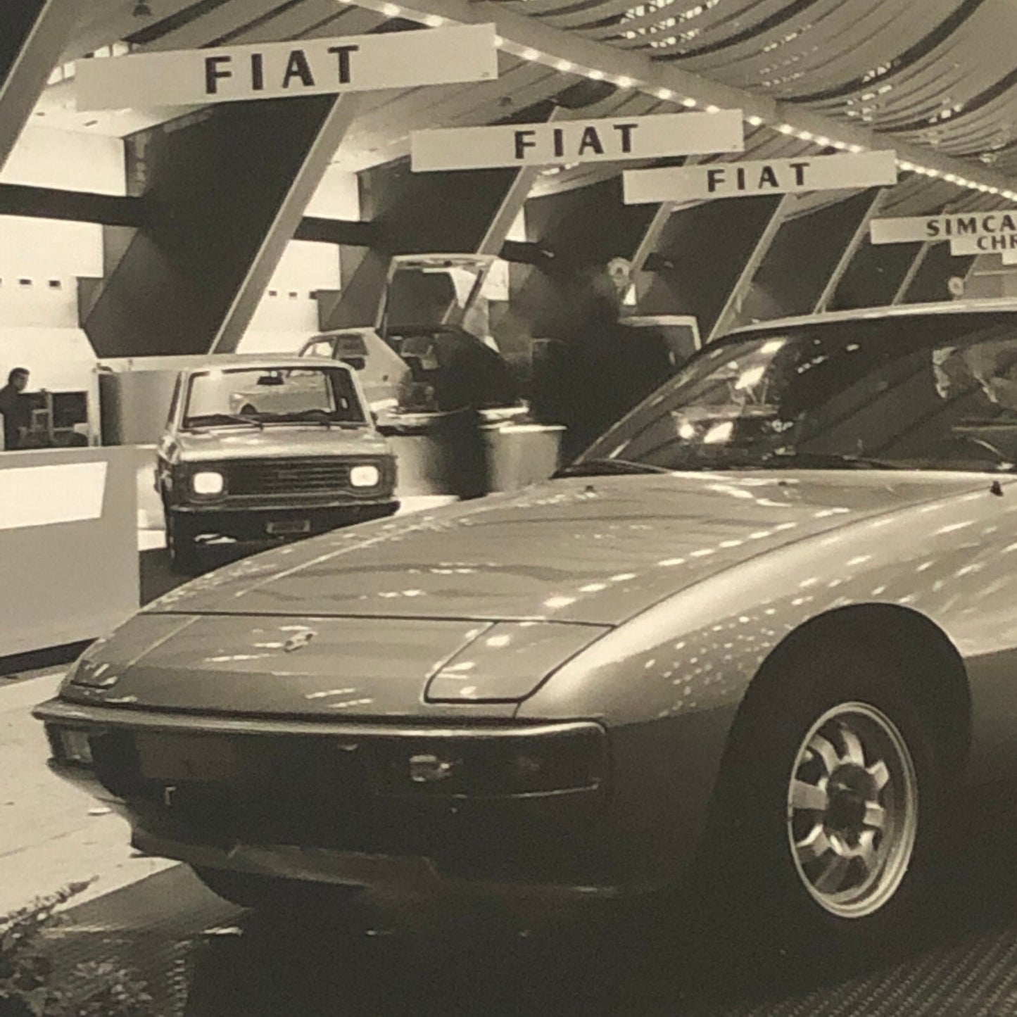 Vintage Porsche 924 Photo Photograph Print