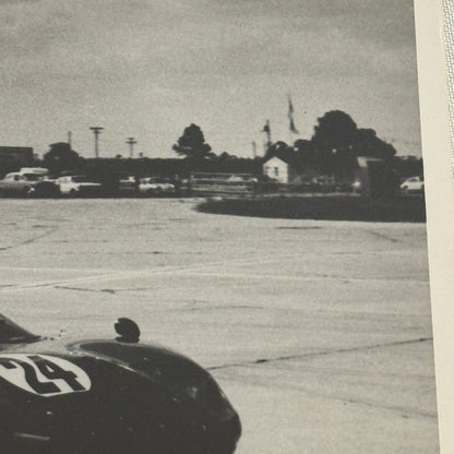 Vintage Racing Photo Photograph Ford GT40 Sebring 1969 Dieter Oest Francis Grant