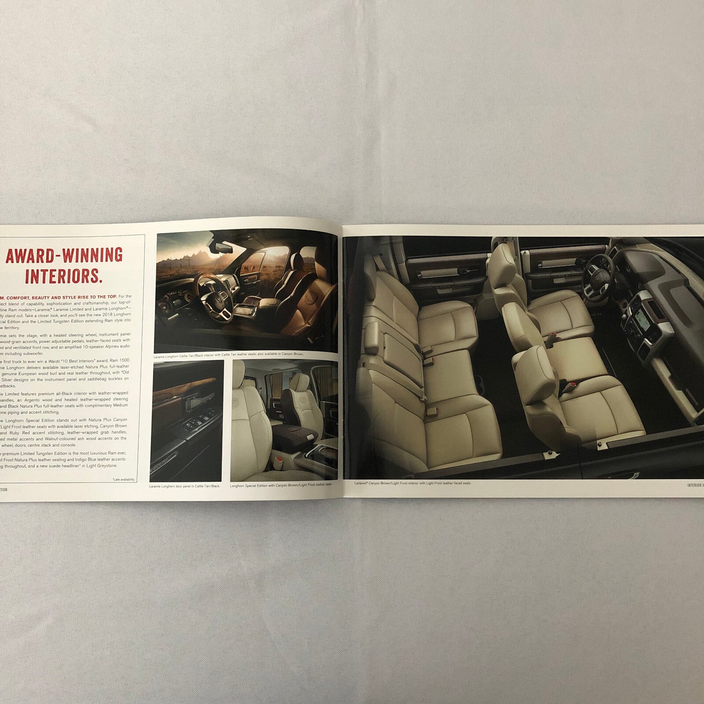 2018 Dodge Ram Pickup Truck Sales Brochure Catalog Big Horn Harvest Rebel ST +