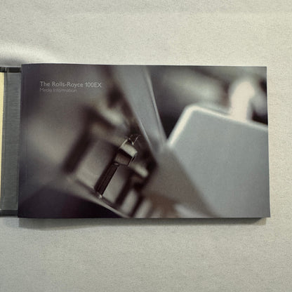 Rolls Royce 100EX Convertible Concept Car Press Kit Photo CD Hardbound German