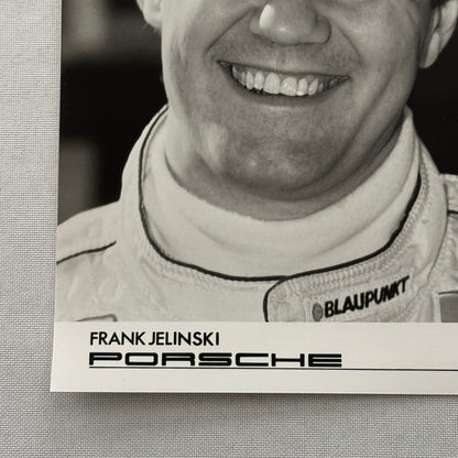 Porsche Racing Driver Frank Jelinski Factory Press Photo Photograph