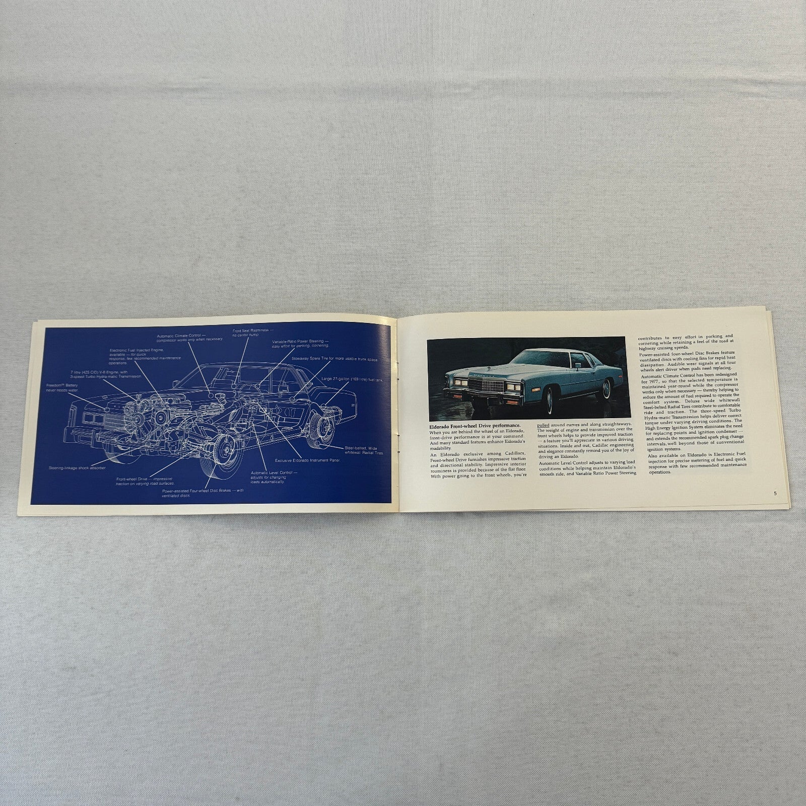 1977 Cadillac Eldorado Car Sales Brochure Catalog Eldorado Custom Biarritz