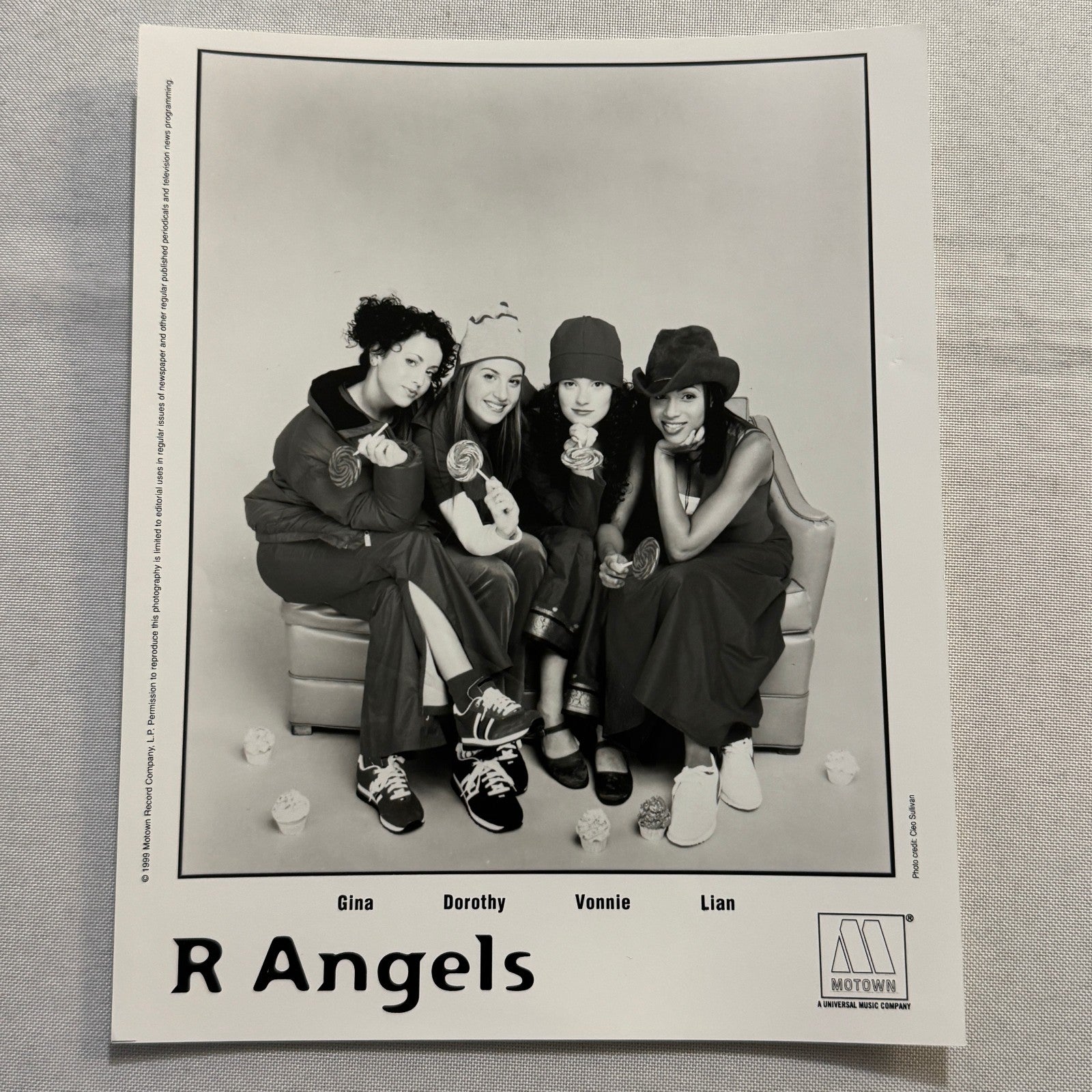 R Angels Music Publicity Press Photo Photograph R&B Band Group 1999