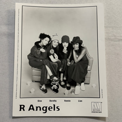 R Angels Music Publicity Press Photo Photograph R&B Band Group 1999