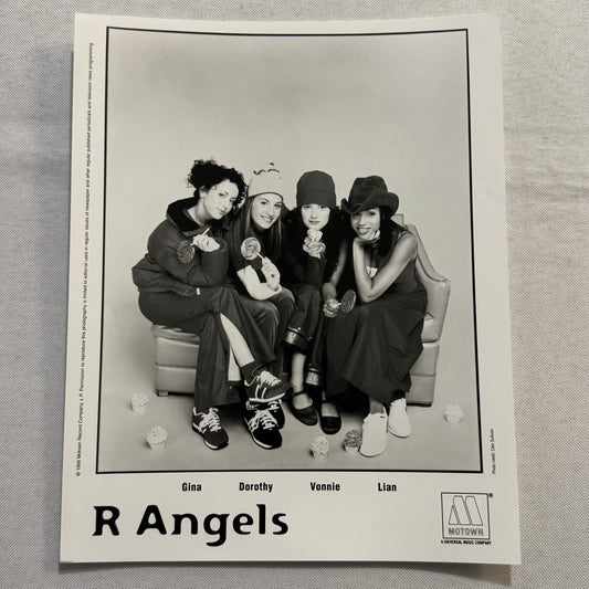 R Angels Music Publicity Press Photo Photograph R&B Band Group 1999