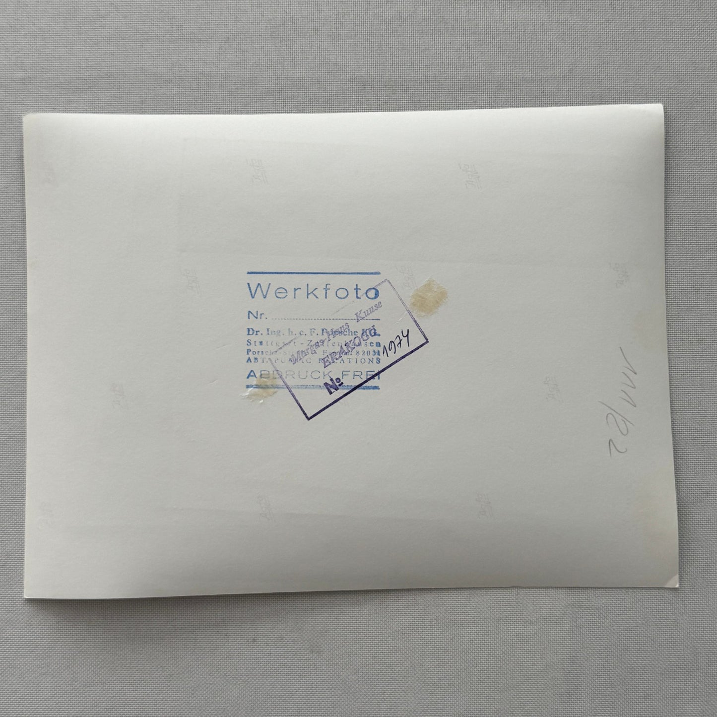 Porsche 935 Martini Racing Car Vintage Factory Press Photo Photograph Print