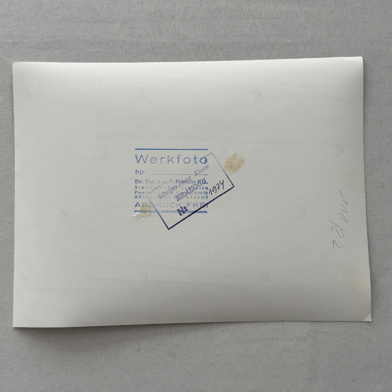 Porsche 935 Martini Racing Car Vintage Factory Press Photo Photograph Print