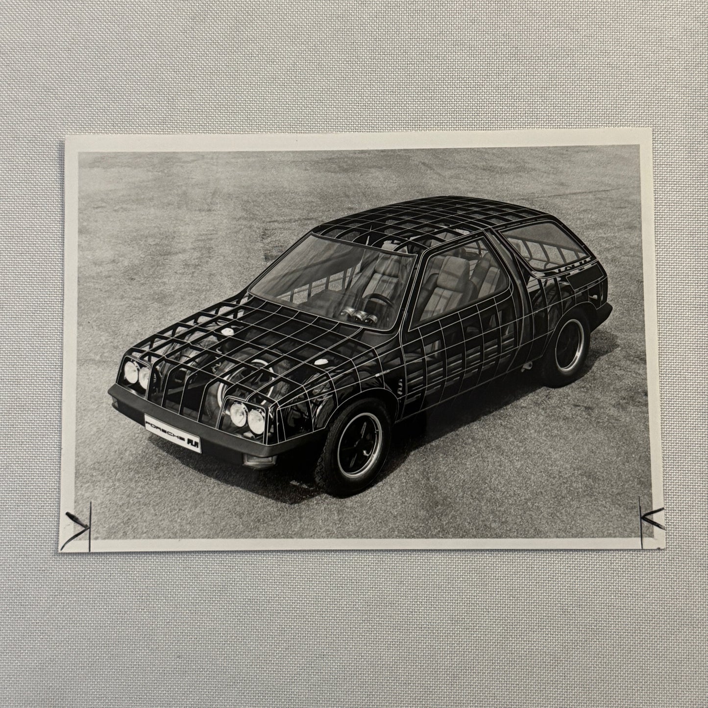 Porsche FLA Long Life Car Concept Prototype Factory Werkfoto Photo Photograph